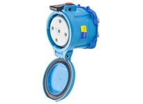 Meltric 33-64167-843 DS60 RECEPTACLE POLY BLUE SIZE 4 TYPE 4X IP 69 3P+N+G 60 A 120/208 VAC 60 Hz NO AUX PADLOCK PAWL