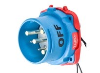 Meltric 33-68043-264 DS60 INLET POLY BLUE SIZE 4 TYPE 4X IP69 | YarinInd