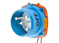 Meltric 33-68073-972 DS60 Inlet Poly Blue Size 4 Type 4X | Industrial Supplies