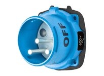 Meltric 33-68142 DS60 Inlet Poly Blue Size 4 Type 4X | Industrial Supplies