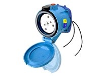 Meltric 33-68236-C-K16-972 DS100C INLET POLY BLUE | YarinInd