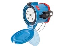 Meltric 33-94043-262-375-843 DS100 RECEPTACLE POLY BLUE | YarinInd