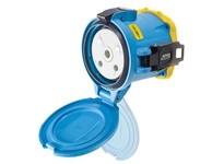 Meltric 33-94109 DSDC9 Receptacle Poly Blue Size 5 Type 4X | Industrial Supplies