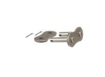 Morse 100 C/L C/P S/F Standard Roller Chain Cotter Pin Connecting Link, Steel, 1.25" Chain Pitch, Chain Size 100, 1 Strand, 0.75
