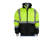 333-1740-LY/L Class 3 Bomber Black Trim Fixed Insulation Zipper 2 in. Tape LY