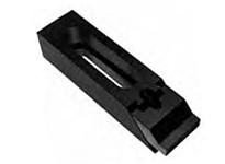 Te-Co 33825 Nuzzler Edge Clamps: Low Grip, 0.875" Total Height, 5.313" Total Length, 1.5" Total Width, 1/2 Bolt Size, Black Oxid