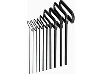 33910 10pc. Inch w/Pouch 9" Arm Standard Grip Hex T-Keys Set | Durable Tools