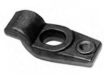 Te-Co 33952 Forged Tapped Gooseneck Clamps, 3/4 Stud Size, 1.125" Height (C), 2.063" Total Height, 8" Total Length, 2.125" Total