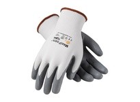 West Chester 34-800/XXS MaxiFoam Premium 15G White Nylon Shell Gray Nitrile Foam Coating