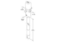 ALEMITE 340043 PUMP HIGH PRESSURE 3100:1 RATIO