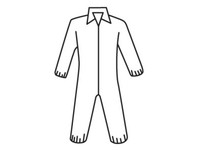3402/XXL PE Laminate - White Poly/PE/Poly Coverall | Durable Protection