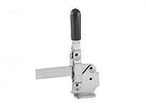 Te-Co 34025 Vertical Handle Toggle Clamps, 100 deg Bar Opens, Solid Bar, 60 deg Handle Opens, Standard Handle Type, 375 lb Holdi