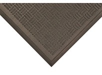 NoTrax 340S0046BL Rubber Scraper Entrance Mat Soil Guard, 340 4X6 Black