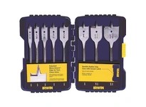 IRWIN 341008 FLAT BIT 8PC SPEEDBOR SET | YarinInd