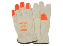 MCR 3413HVIXXL Premium Grade Grain Pigskin Driver | High Visibility Gloves