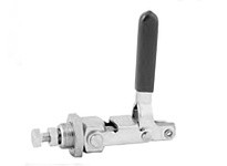 Te-Co 34301 Straight Line Action Clamps, Standard Handle Type, 300 lb Holding Capacity, Through Hole Mounting, 1.5" Plunger Trav