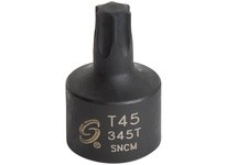 Sunex Tools 345T 3/8" Dr. T45 Stubby Internal Star Impact Socket