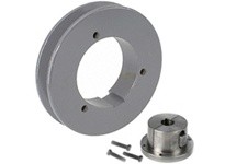 Browning 1TC114 1 Groove C Belt Section Cast Iron Bushed Bore Multiple Sheave, Split Taper Bushed, 11.8" Outside Diameter1 Groov