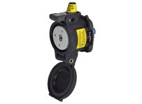 Meltric 35-14143-HAZ DS20 HAZ Receptacle Poly Black | YarinInd