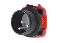 Meltric 35-18042-HAZ DS20 HAZ INLET POLY BLACK SIZE 2 TYPE 4X | YarinInd