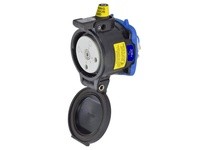 Meltric 35-34162-HAZ DS30 HAZ Receptacle Poly Black | YarinInd