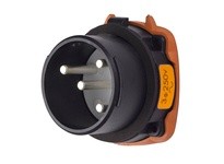 Meltric 35-38073-HAZ DS30 HAZ INLET POLY BLACK SIZE 3 TYPE 4X 3P+G 30 A 250 VAC 60 Hz NO AUX