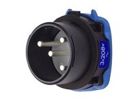 Meltric 35-38233-K16-HAZ DR50 HAZ INLET POLY BLACK SIZE 3 | Industrial Supplies