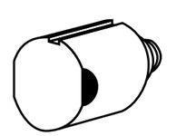 350550 WEDGE-60 DEGREE BLUNT-END