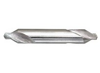 DRILLCO 350A003 3 Combined Drill & Countersink (Center Drill) High Speed Steel Bright 60 degree