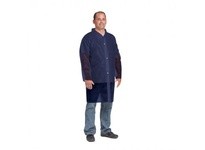 3511B/2XL SBP White Lab Coat No Pocket - Standard Weight | YarinInd