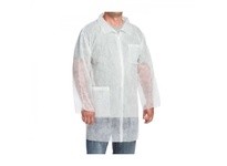 3514/XXXL SBP White Lab Coat Chest and Hip Pocket - Standard Weight | YarinInd