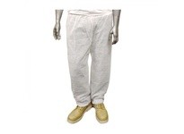 3516/XXL SBP White Pant Elastic Waist - Standard Weight