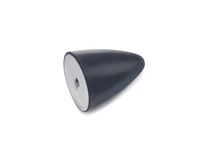 JWWINCO GN353-50-61-M8-E-55 Rubber Bumper Cone Tapped - M8 | Industrial Supplies