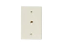 CPR-WDK 3533-4A Phone Jack Sgl Flush Mnt 4Cond Mid UL AL