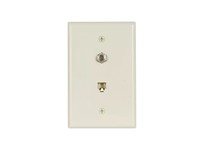 Cooper Eaton 3536-4LA Comb 4 Cond Phone Jack/Coax Connector | High-Quality Supplies