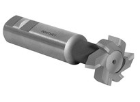 Whitney Tool 35520 Carbide Tipped Long Shank T-Slot Milling Cutter, 1-1/2" Cut Diameter, 5/8" Cut Width, w/ TiN CoatingCarbide T