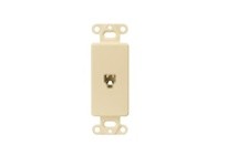 Cooper Eaton 3560-4LA Phone Jack Single Decorator Strap 4 Cond LA