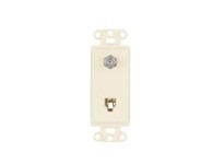 CPR-WDK 3562LA Comb Deco 4 Cond Phone Jack/Coax Conn LA | YarinInd