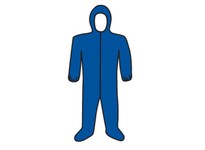3584/XXL SBP Navy Coverall Elastic Wrist/Ankle w/attached Hood and Boot | Standard Weight
