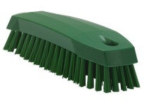 Vikan 35872 Brush Scrub Medium 7" PP/PBT Green | YarinInd