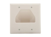 Cooper Eaton 35M2W Wallplate 2 Gang Multimedia Recessed White