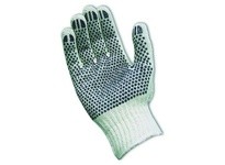 36-110PD/L Cotton/Polyester 7G Reg Wgt One Side Blk Dot Pattern | YarinInd