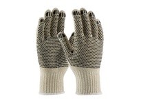 36-110PDD/XS Cotton/Polyester 7G Reg Wgt Two Side Blk. Dot Pattern