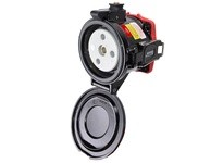 Meltric 36-24243-K04-972-HAZ DR250 HAZ RECEPTACLE METAL BLACK SIZE 6 TYPE 4X 3P+G 250 A 480 VAC 60 Hz +2 AUX