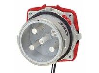 Meltric 36-28043-174-HAZ DS200 HAZ INLET METAL SIZE 6 TYPE 4X 3P+G 200 A 480 VAC 60 Hz +4 AUX