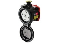 Meltric 36-64047-HAZ DS60 HAZ RECEPTACLE METAL BLACK SIZE 4 TYPE 4X 3P+N+G 60 A 277/480 VAC 60 Hz NO AUX