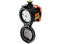 Meltric 36-64072-HAZ DS60 HAZ RECEPTACLE METAL BLACK SIZE 4 TYPE 4X 2P+G 60 A 250 VAC 60 Hz NO AUX