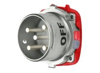 Meltric 36-68047-HAZ DS60 HAZ INLET METAL SIZE 4 TYPE 4X 3P+N+G 60 A 277/480 VAC 60 Hz NO AUX