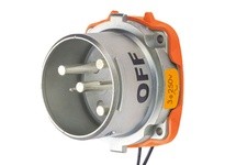 Meltric 36-68073-972-HAZ DS60 HAZ INLET METAL SIZE 4 TYPE 4X 3P+G 60 A 250 VAC 60 Hz +2 AUX