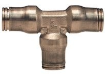 Dixon 36045600 Nickel-Plated Brass Legris Push-In Equal Union Tee | YarinInd